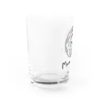 モリチエコの初めての味　ソーダアイス　Mouth of truth 真実の口 Water Glass :left