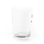 APC9のアカくろキイロ Water Glass :left
