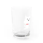 HABIのI♥westie Water Glass :left