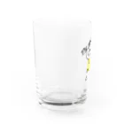 モリチエコのにゃんザピテクス　単体　原始猫 Water Glass :left
