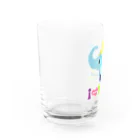 FOXY COLORSのヨガの先生ガネゾーくん Water Glass :left