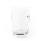 dot finchのだいじょばない文鳥 Water Glass :left