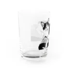 ニコニコさんのくつろがないネコ Water Glass :left