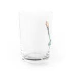 Botanical STUDIOの"V"  Wonderalphabet Water Glass :left