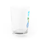 manaの納涼うさぎ切手風 Water Glass :left