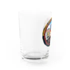 SantaClodaのコーギーズヘッドのマスクコーギー Water Glass :left