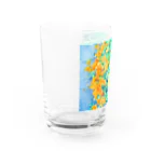 yunyunlivvyのCalifornia poppy Water Glass :left