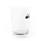 白黒専門店 ■□■□のONIGIRI おにぎり生活 Water Glass :left