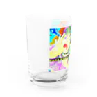 鷲山加奈グッズSHOPのまだ大人になりたくないかなぽんと一緒グラス Water Glass :left