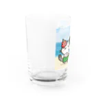 おはまじろうのお店のコハマとコエリのフラダンス Water Glass :left