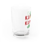 イラスト MONYAAT の鴨カモ カモかも C Water Glass :left