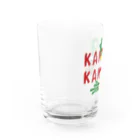 イラスト MONYAAT の鴨カモ カモかも C Water Glass :left