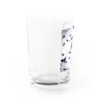 sunnari spare moment.の壊れた白い花 Water Glass :left