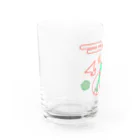 ハッピー卐ランド(ハッピーまんじランド)の琵琶法師 赤緑 ネオン Water Glass :left