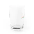 くま屋 －KUMAYA－のKUMAロゴ Water Glass :left