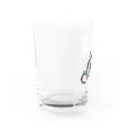 ラックパンクスのバイク乗りのパンダ Water Glass :left