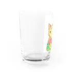 川崎はなびのクリスマスキャット Water Glass :left