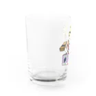 楽猫楽描しげ屋のダンボール（ぶどう） Water Glass :left