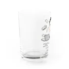 村上むねつぐ＜公式グッズ＞の「コピーの天才」村上むねつぐ Water Glass :left