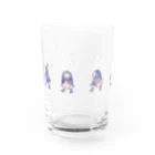 illustration akko shopのお散歩ずきんPurple Water Glass :left