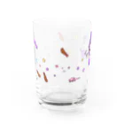 パプミショップのエビふりゃー食ってる場合じゃねえグラス Water Glass :left