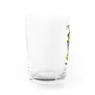 ゴロニャーのダサT屋さんの踏切カンカン君 座禅 グッズ  Water Glass :left