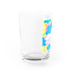 kirinpicnicのハッピーフラワーはじける Water Glass :left