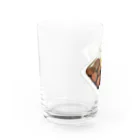 脂身通信Ｚの昼メシ（パックご飯＆レトルトミートボール） Water Glass :left