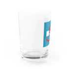 ■の湯の◾️の湯 Water Glass :left