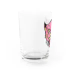 ACA oldschool tatsのPink panther Water Glass :left