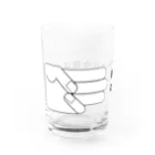 とことこやの酔いたい今夜はスリーフィンガー Water Glass :left