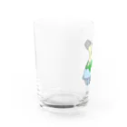 CHOTTOPOINTの練乳ねこかき氷（メロン／抹茶） Water Glass :left