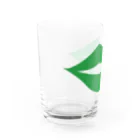 多摩市民のセクシーな唇(グリーン) Water Glass :left