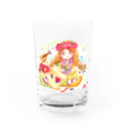 3時のおやつのALOHA DANCE Water Glass :left