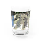 超獣★GIGAのRABBY ROAD 白ロゴ Water Glass :left