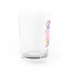 田舎のりんごshopのCotton candyちゃん Water Glass :left