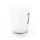 ヘタヘタ大王の店の猿も木から落ちる。 Water Glass :left