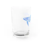 ラルゴのWhale In The Sea Animal(青) Water Glass :left