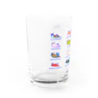 riorioのいろいろなウミウシ（名前入り） Water Glass :left