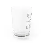 illust_designs_labのワクチン接種済みのイラスト COVID-19 vaccine mRNA 日本語文字付き Water Glass :left