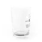 illust_designs_labのワクチン接種済みのイラスト COVID-19 vaccine mRNA 英語文字付き Water Glass :left