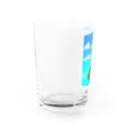 空想世界悠々社のソラをとぶいきもの Water Glass :left