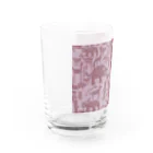 がうでぃ。のRED animals Water Glass :left