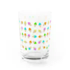 マクマク屋のお絵かきのソフトクリームのSOFUTOくん！！ファミリー Water Glass :left