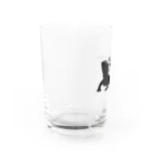 花梟のゆりかごのベアドラシルエット Water Glass :left