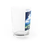 あうたろの夏空UFO 2021 Water Glass :left