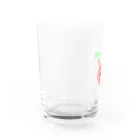o-komeのうさぎのおっさん(すいか） Water Glass :left