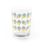 ハシビロ☆SHOPのハシビロコウFACE Water Glass :left