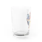 Rock catのおさかなランチ Water Glass :left