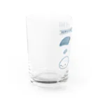 あわゆきのTHE 寿TRUCTURE OF SUSHI - monocolor Water Glass :left